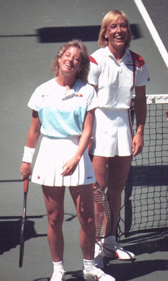 Chris Evert, Martina Navratilova